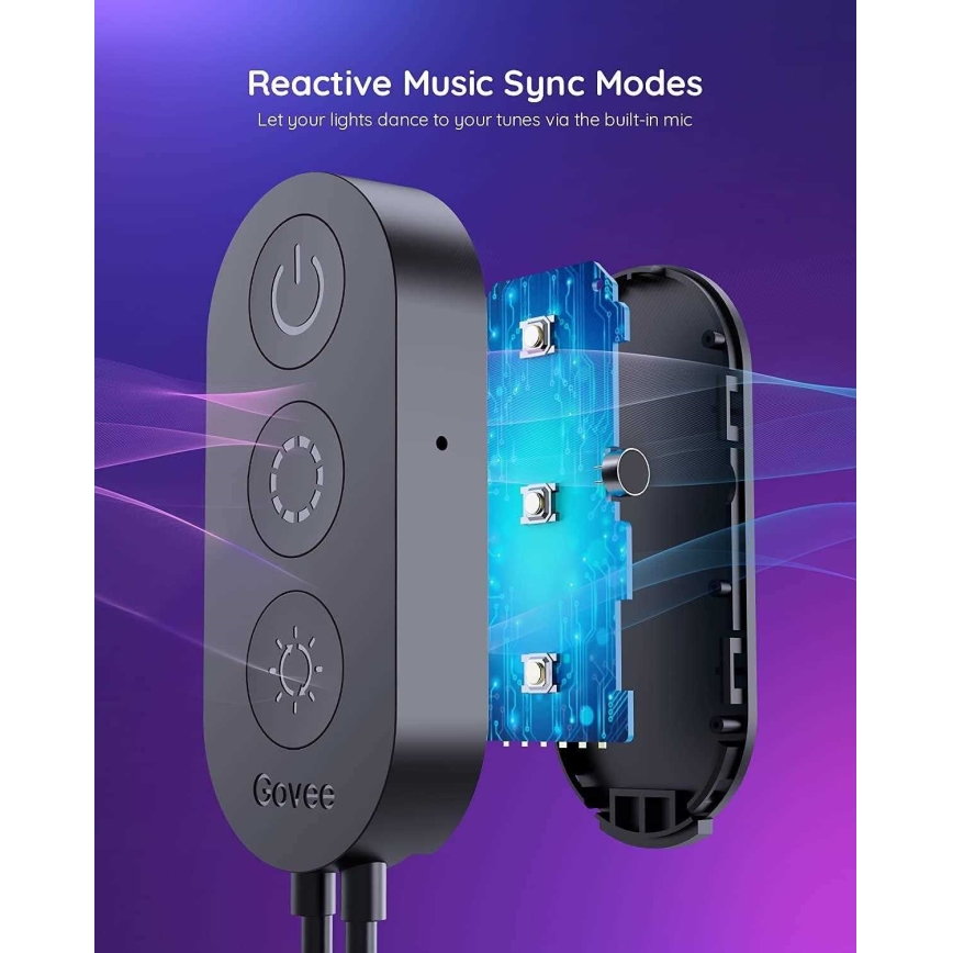 Govee - Iluminação LED SMART RGB para TV 46-60 + comando remoto