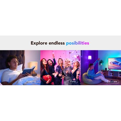 Govee - Lâmpada LED RGBWW com regulação Smart E27/9W/230V 2700-6500K Wi-Fi