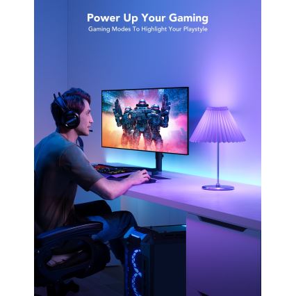 Govee - LED RGBWW Lâmpada regulável inteligente MATTER E27/9W/230V 2700-6500K Wi-Fi