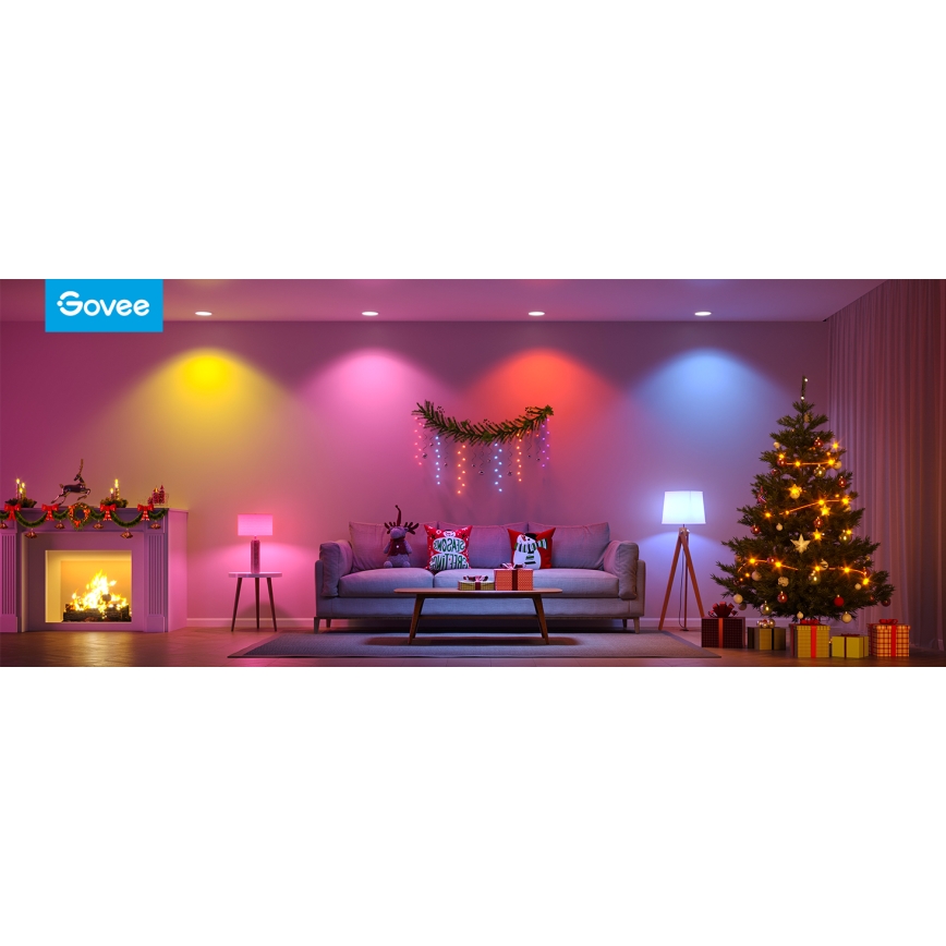 Govee - LED RGBWW Lâmpada regulável inteligente MATTER E27/9W/230V 2700-6500K Wi-Fi