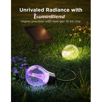 Govee - LED RGBICW Cordão solar 8xLED/6W/5V Wi-Fi Matter IP67
