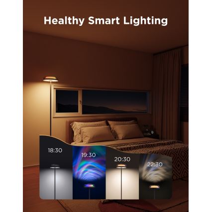 Govee - LED RGBICWW Candeeiro de pé dimerizável UPLIGHTER MATTER LED/24W/230V Wi-Fi