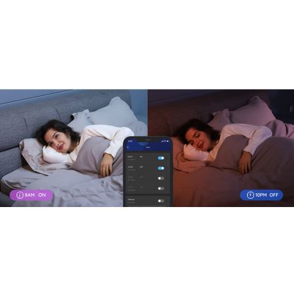 Govee - Lâmpada LED RGBWW dimerizável Smart MATTER E27/12W/230V 2700-6500K Wi-Fi