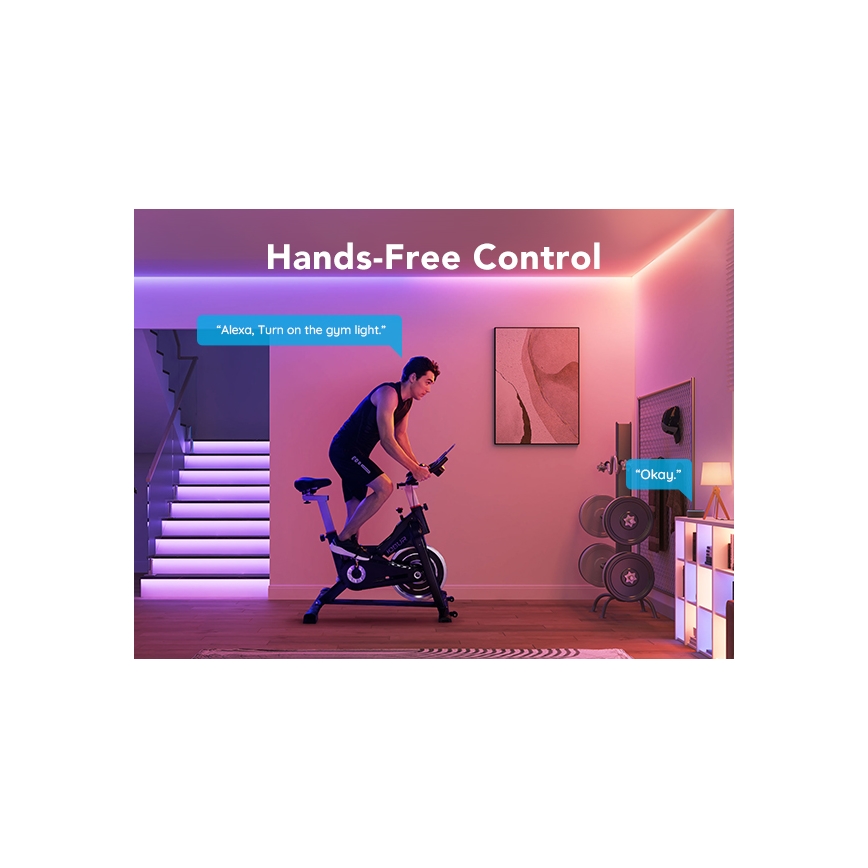 Govee - M1 PRO PREMIUM Fita LED inteligente RGBICW+ 2m Wi-Fi Matter