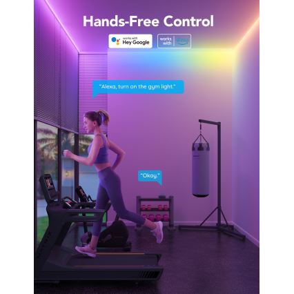 Govee - M1 PRO PREMIUM Fita LED inteligente RGBICW+ 2m Wi-Fi Matter