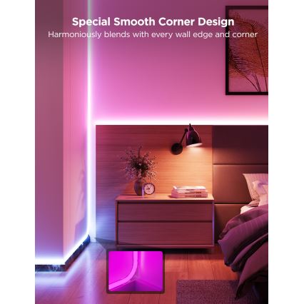 Govee - Neon MATTER LED calha de canto 5m RGBIC Wi-Fi