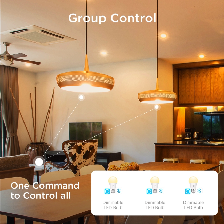 Govee - Conjunto de 2 lâmpadas LED reguláveis Smart MATTER A60 E27/9W/230V 2700-6500K Wi-Fi
