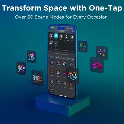 Govee - Painéis de Luz Smart RGBIC Gaming Pro Matter Wi-Fi