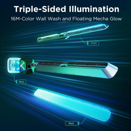 Govee - Painéis de Luz Smart RGBIC Gaming Pro Matter Wi-Fi