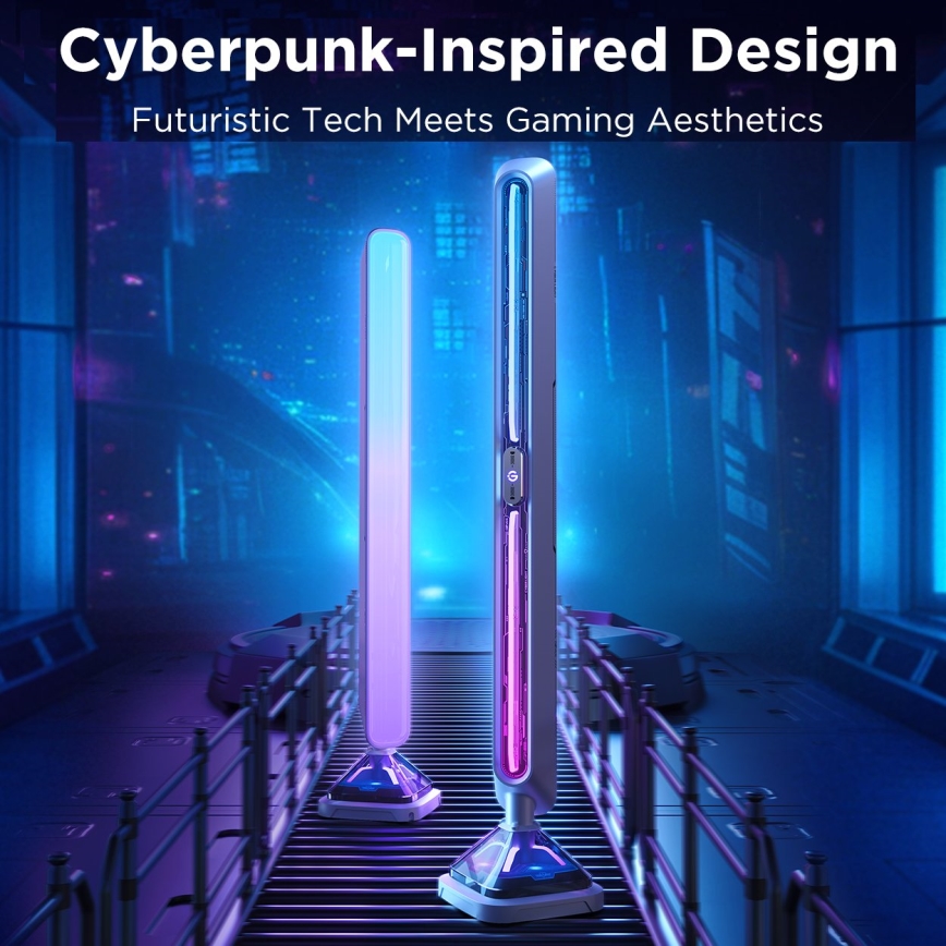 Govee - Painéis de Luz Smart RGBIC Gaming Pro Matter Wi-Fi