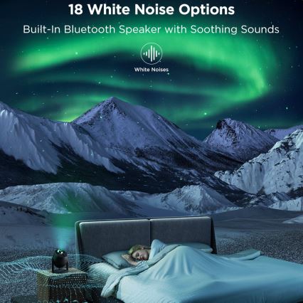 Govee - Projetor de luz LED RGBW Galaxy Light Pro Wi-Fi Matter