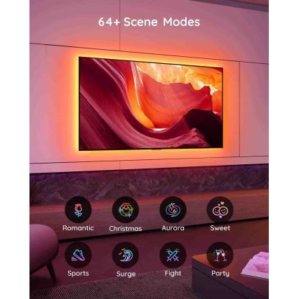 Govee - Retroiluminação LED inteligente RGB para TV 46-60