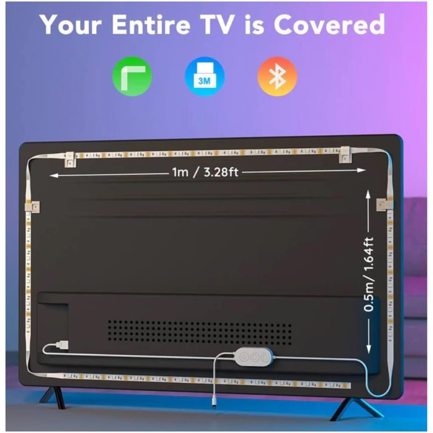 Govee - Retroiluminação LED inteligente RGB para TV 46-60