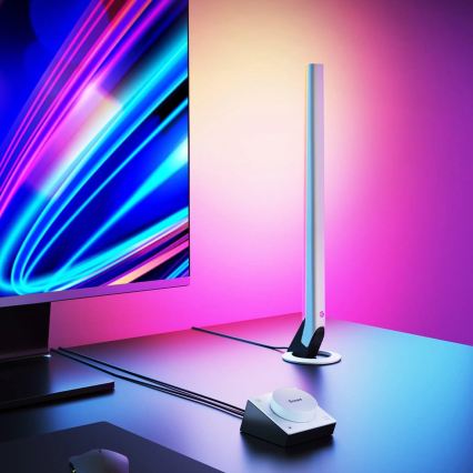 Govee - Conjunto com 2x Smart Gaming Wi-Fi LED RGBIC Painéis + Smart Dual branco + comando remoto