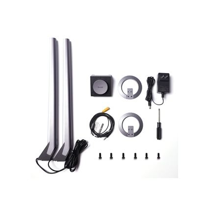 Govee - Conjunto com 2x Smart Gaming Wi-Fi LED RGBIC Painéis + Smart Dual branco + comando remoto