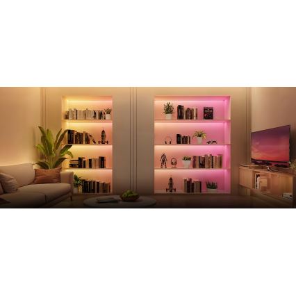 Govee - Tira de Iluminação LED RGBWWIC com regulação 2 Pro 1m Wi-Fi Matter