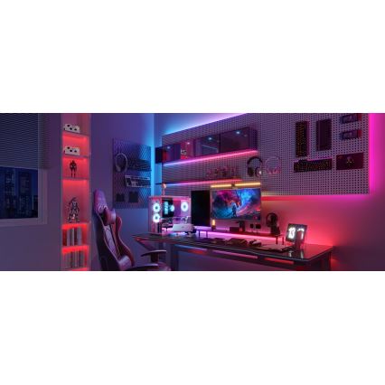 Govee - Tira de Iluminação LED RGBWWIC com regulação 2 Pro 5m Wi-Fi Matter