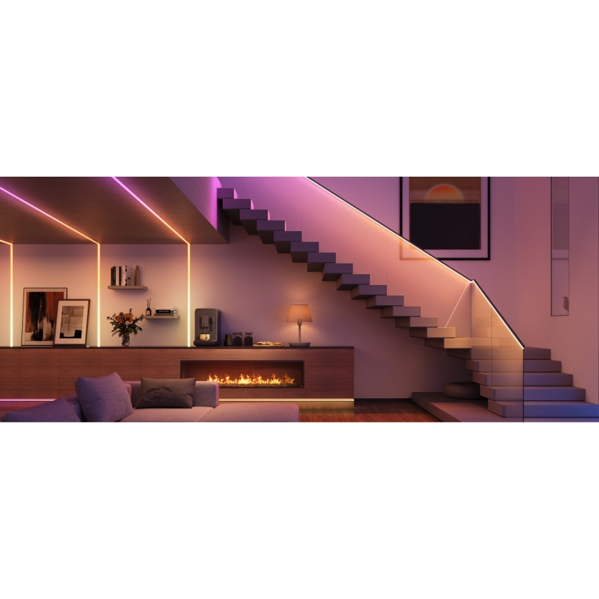 Govee - Tira LED RGBICW com regulação COB 3780 díodos 3m Wi-Fi Matter