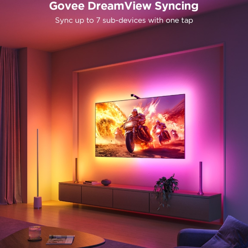 Govee - TV Backlight 3 Lite TV 40-50 SMART LED retroiluminação RGBICW Wi-Fi IP67 +RC