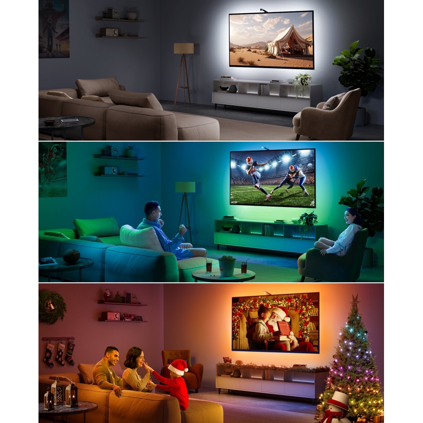 Govee - TV Backlight 3 Lite TV 40-50 SMART LED retroiluminação RGBICW Wi-Fi IP67 +RC