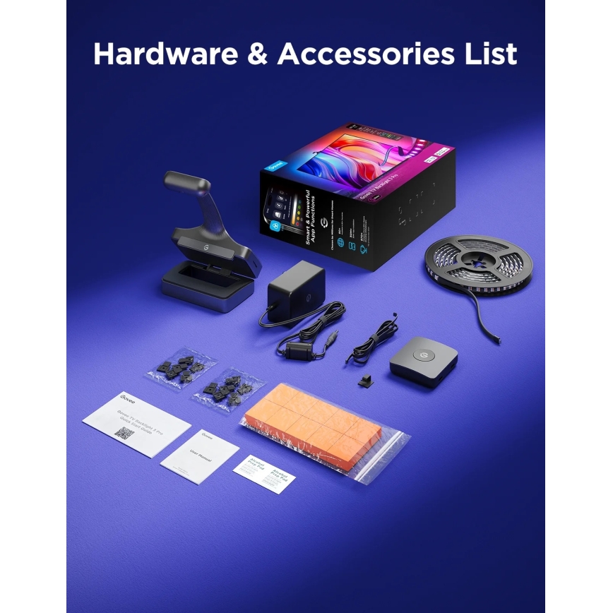 Govee - TV Backlight 3 Pro 75-85 Retroiluminação LED inteligente RGBIC com Wi-Fi