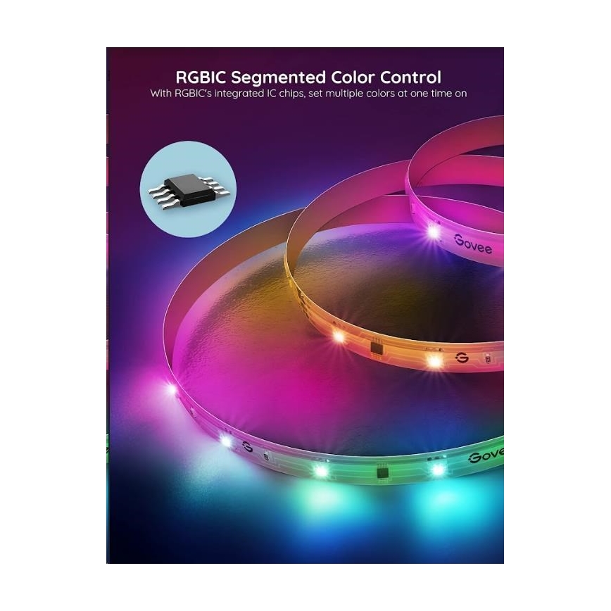 Govee - Wi-Fi RGBIC Smart PRO Tira LED 5m