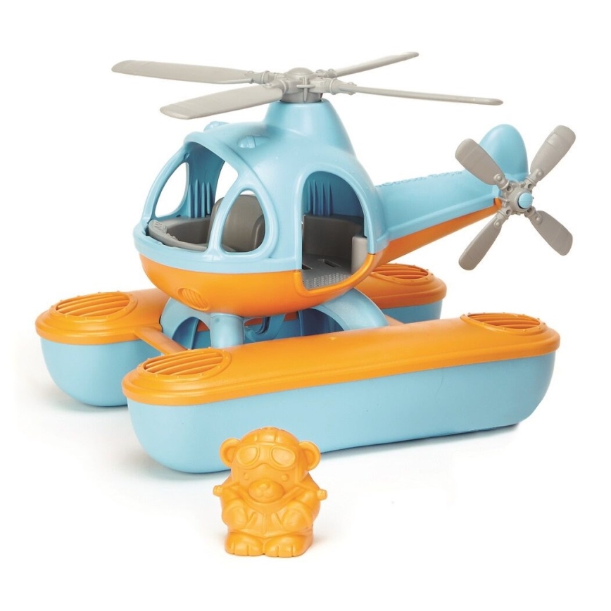Green Toys - Hidroavião azul/laranja