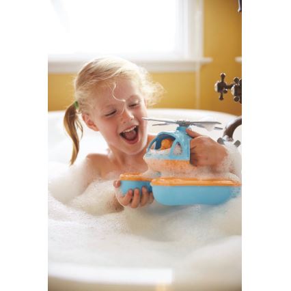 Green Toys - Hidroavião azul/laranja