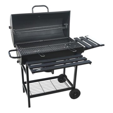 Grelhador a carvão preto