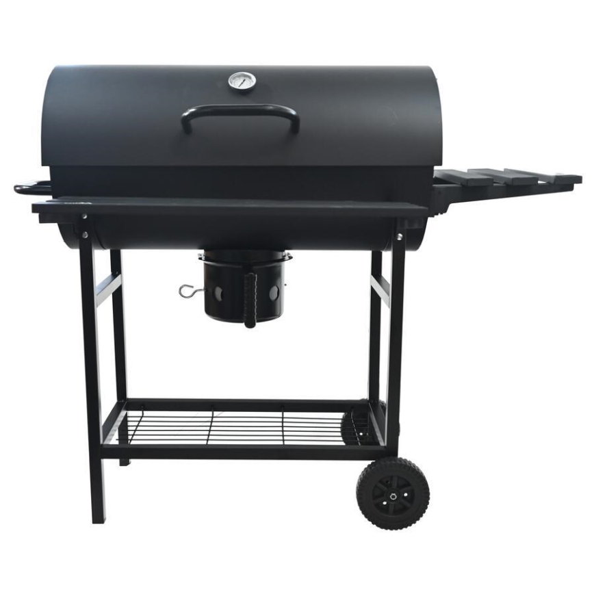 Grelhador a carvão preto