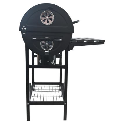 Grelhador a carvão preto