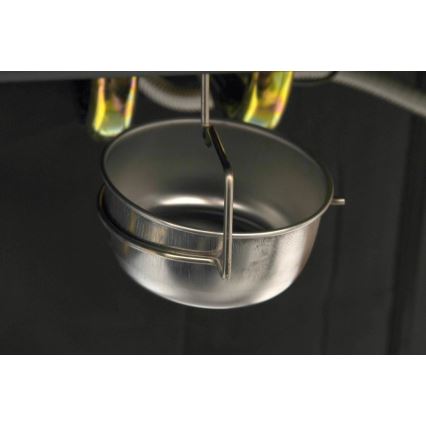 Grelhador a gás 3 queimadores — preto