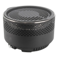 Grelhador de carvão vegetal de mesa 4xAA/USB preto