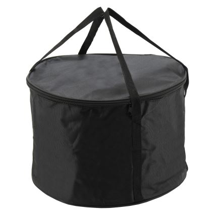 Grelhador de carvão vegetal de mesa 4xAA/USB preto