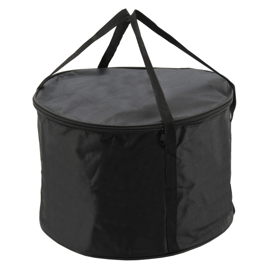 Grelhador de carvão vegetal de mesa 4xAA/USB preto