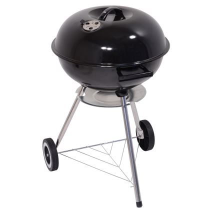 Grelhador de carvão vegetal portátil preto