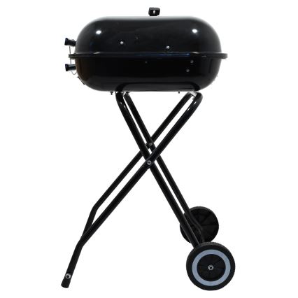 Grelhador de carvão vegetal portátil preto