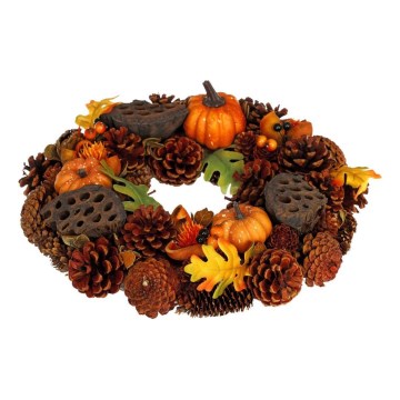 Grinalda de outono HALLOWEEN diâmetro 35 cm