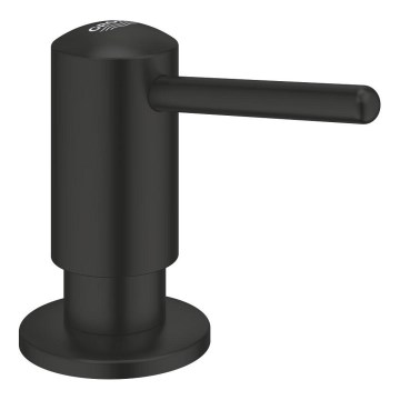 GROHE 1021652430 - Dispensador de sabão líquido CONTEMPORARY 500 ml aço inoxidável/preto