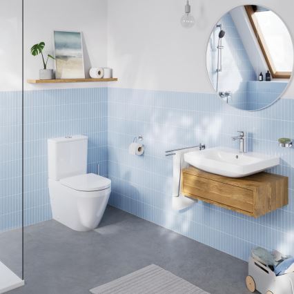GROHE 102513SH00 - Conjunto sanitário EURO CERAMIC 67,3 x 37,6 x 79,2 cm cerâmica/branco