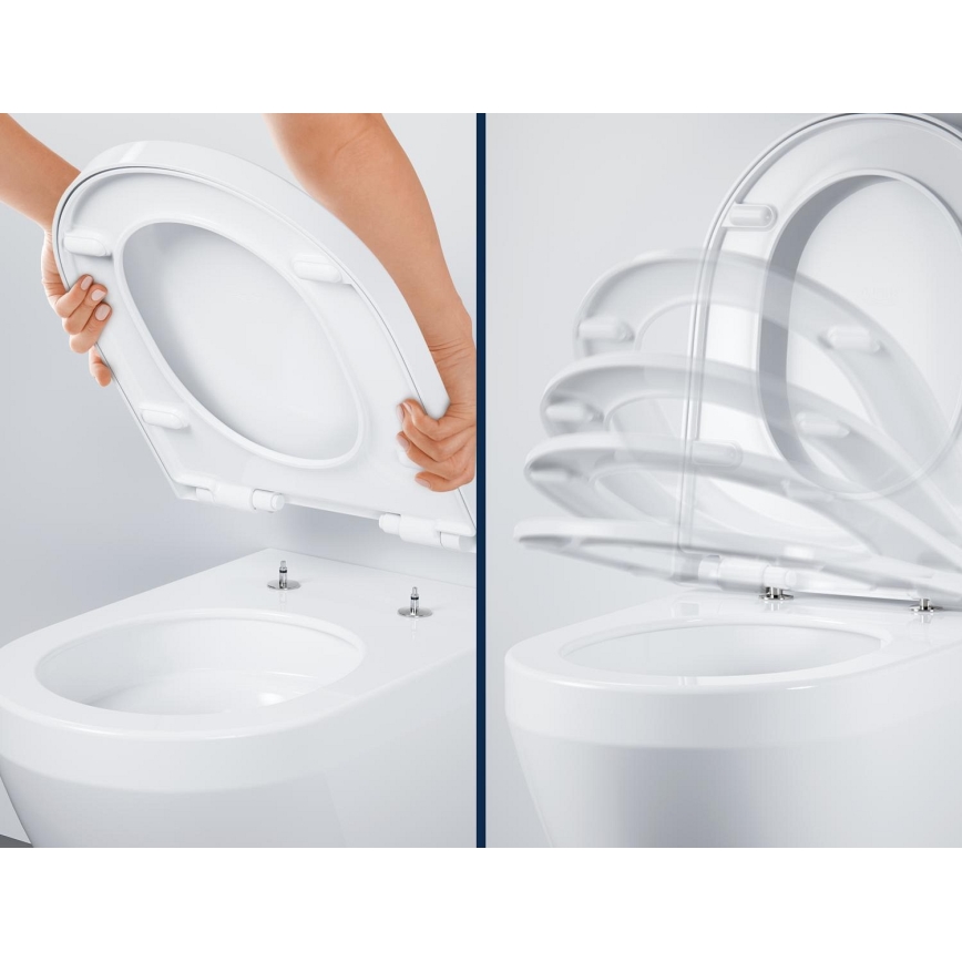 GROHE 102513SH00 - Conjunto sanitário EURO CERAMIC 67,3 x 37,6 x 79,2 cm cerâmica/branco