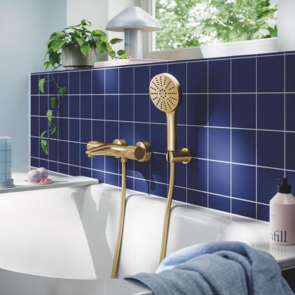 GROHE 134864GN00 - Chuveiro de mão VITALIO JOY+ 120 mm dourado escovado