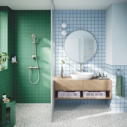 GROHE 134866DC00 - Conjunto de duche VITALIO JOY+ 120 mm cromado mate