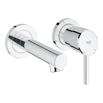 GROHE 19575001 - Misturador para lavatório de 2 furos CONCETTO 147 mm, acabamento cromado brilhante