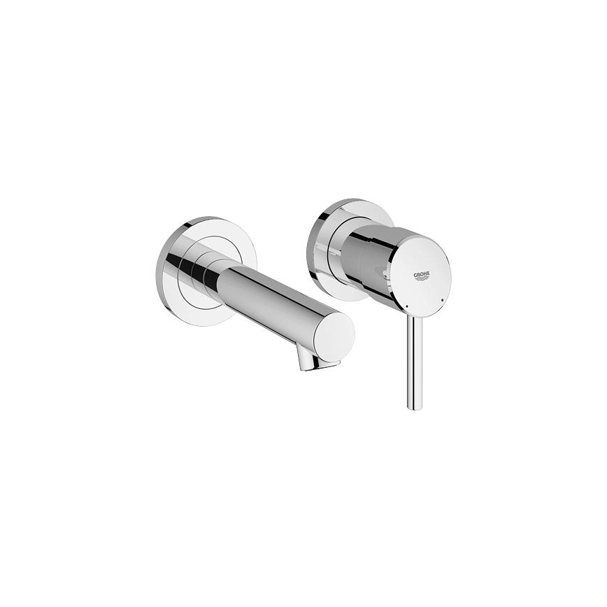 GROHE 19575001 - Misturador para lavatório de 2 furos CONCETTO 147 mm, acabamento cromado brilhante