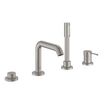 GROHE 19578DC1 - Misturador de banheira de quatro furos ESSENCE em aço inoxidável