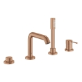GROHE 19578DL1 - Conjunto para banheira de 4 furos ESSENCE, acabamento bronze