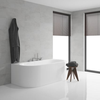 GROHE 19897001 - Torneira de banheira de 4 furos EUROCUBE cromo brilhante