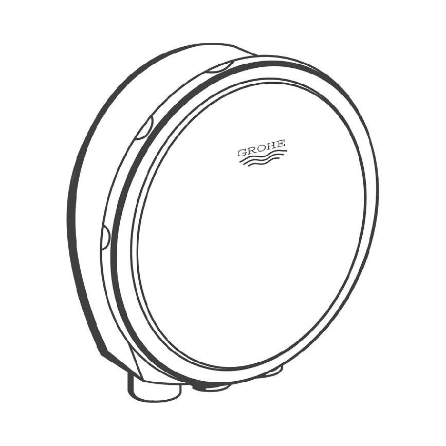 GROHE 19952000-Conjunto de enchimento, dreno e transbordamento para banheira TALENTOFILL cromado