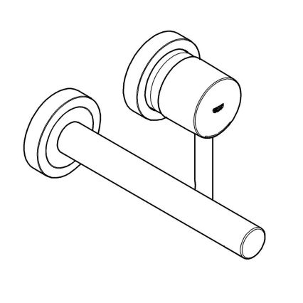 GROHE 19967A01 - Misturador para lavatório ESSENCE 230 mm grafite